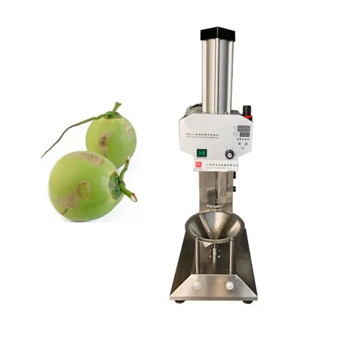 سبز ناریل چھیلنے والی مشین